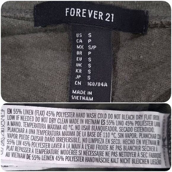 Forever21 Back Croos Split Muscle Tank(M005)- Size S for Women - Picture 7 of 8